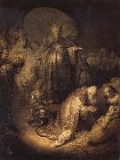 REMBRANDT Harmenszoon van Rijn The Adoration of The Magi oil